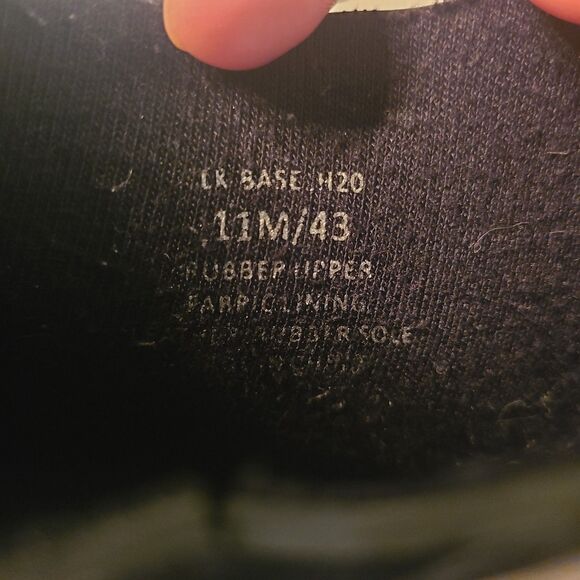 Lucky Brand Womens Lp-Bunita Black Rainboots Size 11M Rain Boots Rubber - Picture 9 of 10